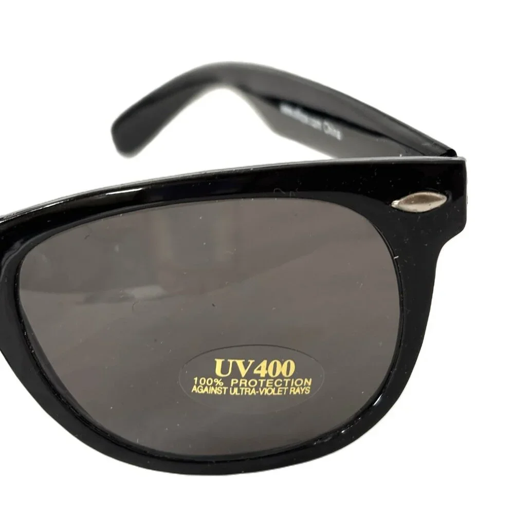 ELOPE Men In Black or Blues Brothers Black Rim Sunglasses  NWT NOS